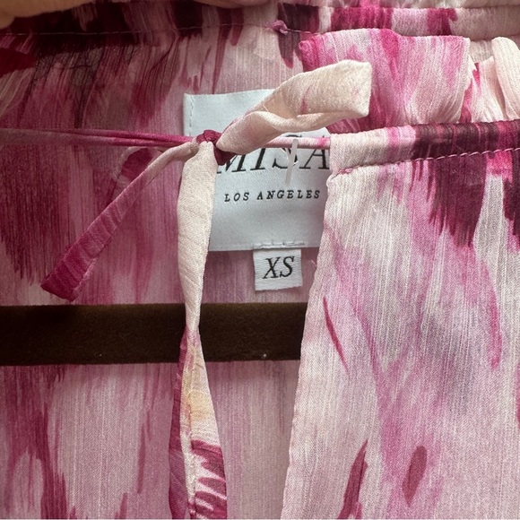 MISA Becca Dress in La Vie En Rose Pink Mini Dress - Picture 7 of 16